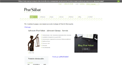 Desktop Screenshot of advocatspratsabat.com