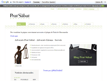 Tablet Screenshot of advocatspratsabat.com